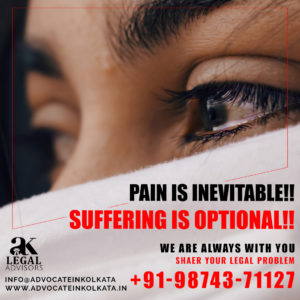 Pain is inevitable!! Suffering is optional!! Share your Legal problem with us…